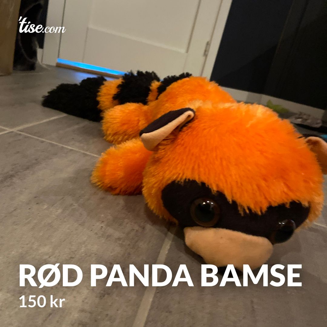 Rød panda bamse