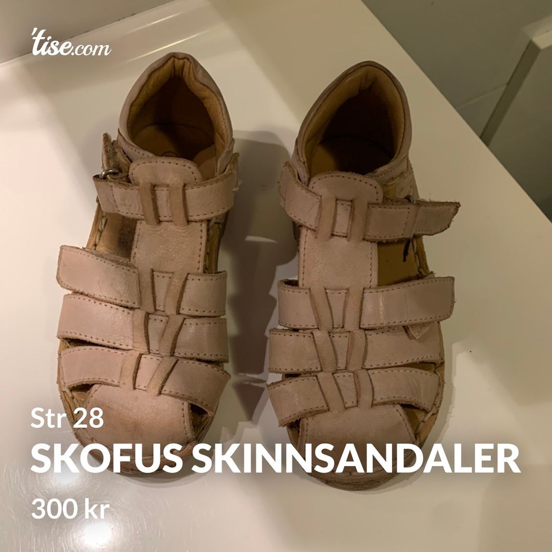 Skofus skinnsandaler