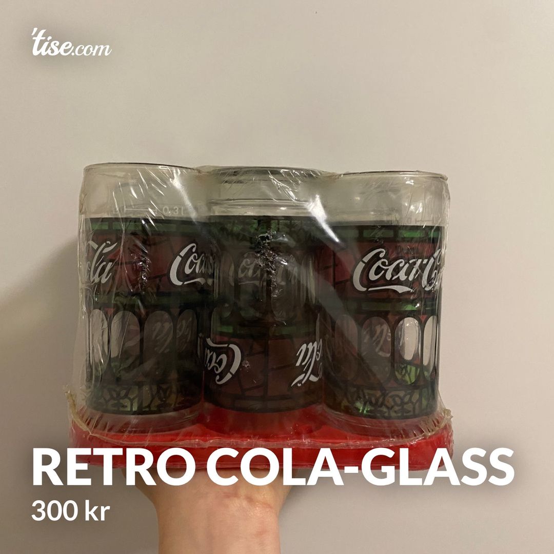 Retro Cola-glass