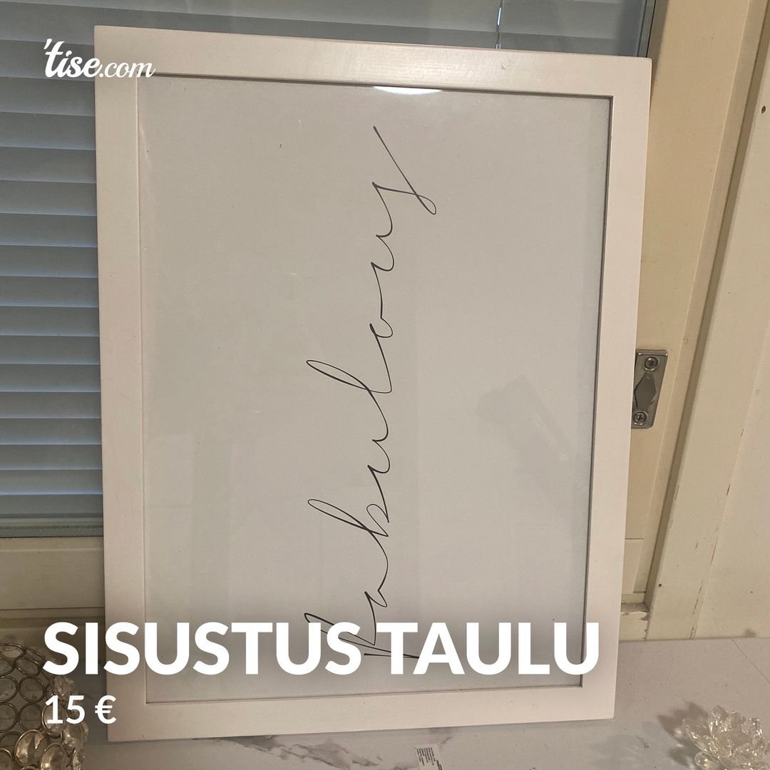 Sisustus taulu