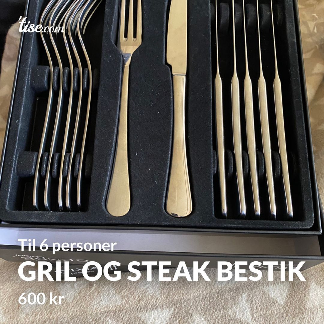 Gril og steak bestik