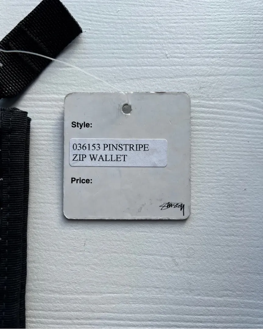 Stussy zip wallet