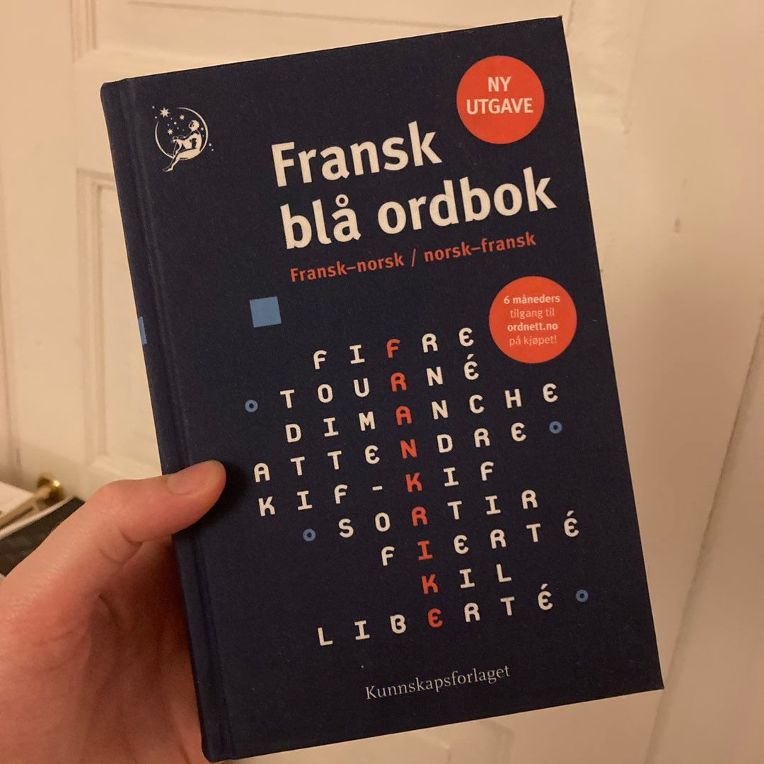 Fransk blå ordbok