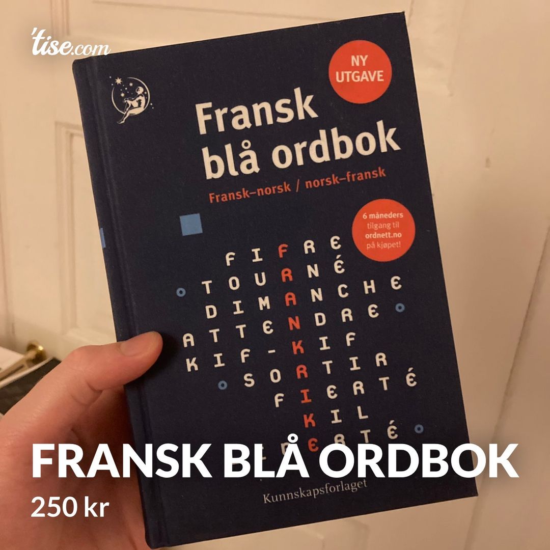 Fransk blå ordbok