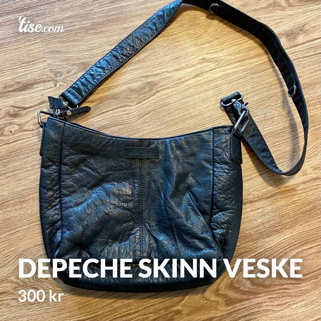 Depeche skinn veske