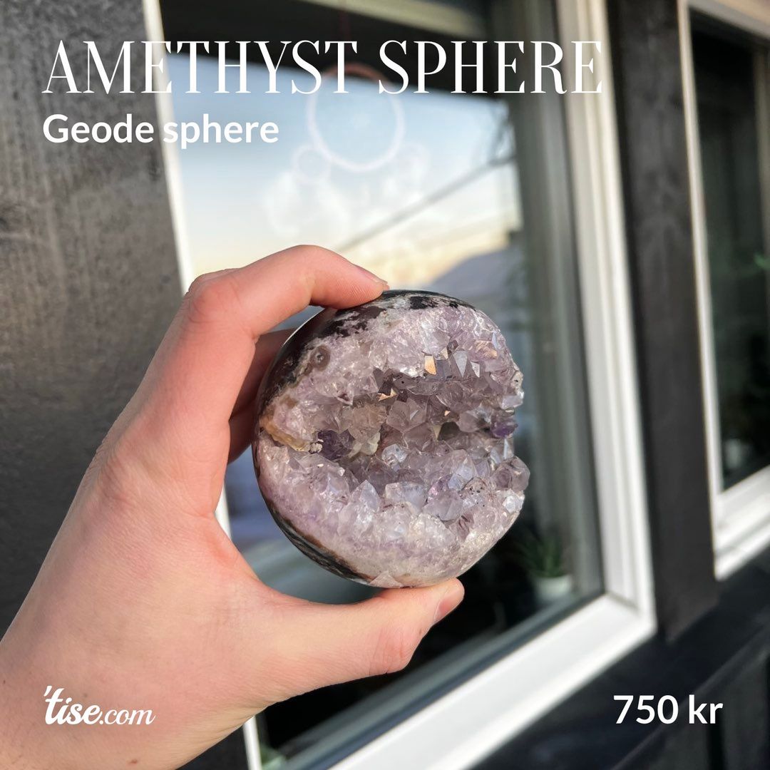 Amethyst sphere