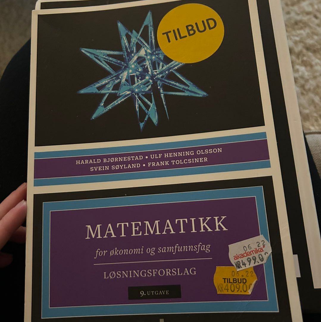 Matematikk økonomi