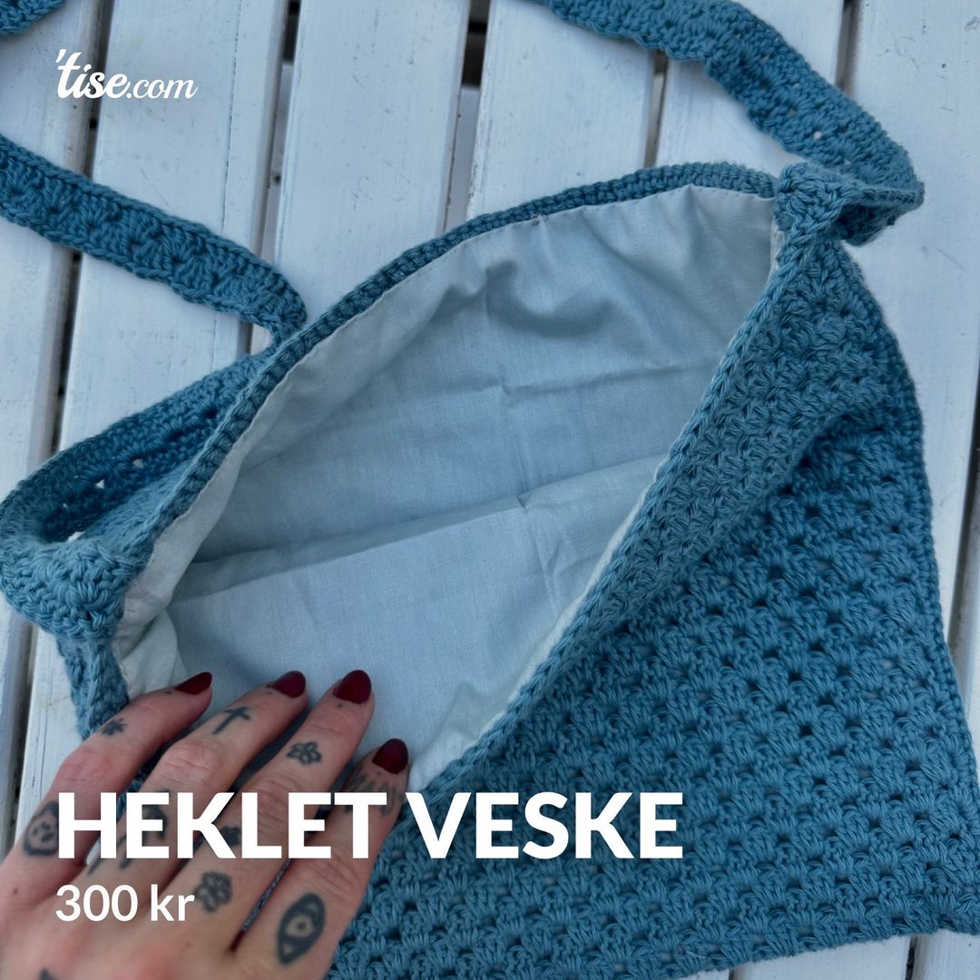 Heklet veske