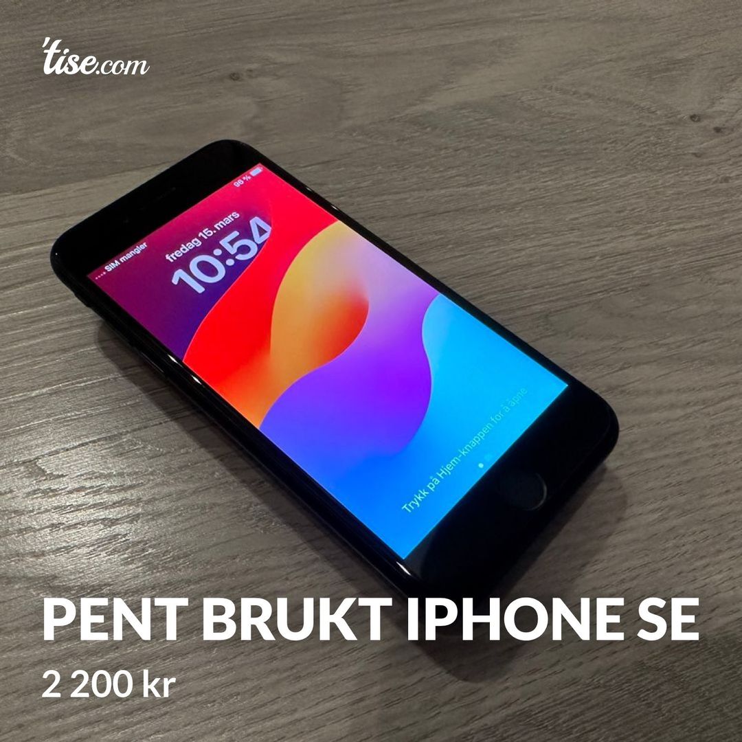 Pent brukt iPhone SE