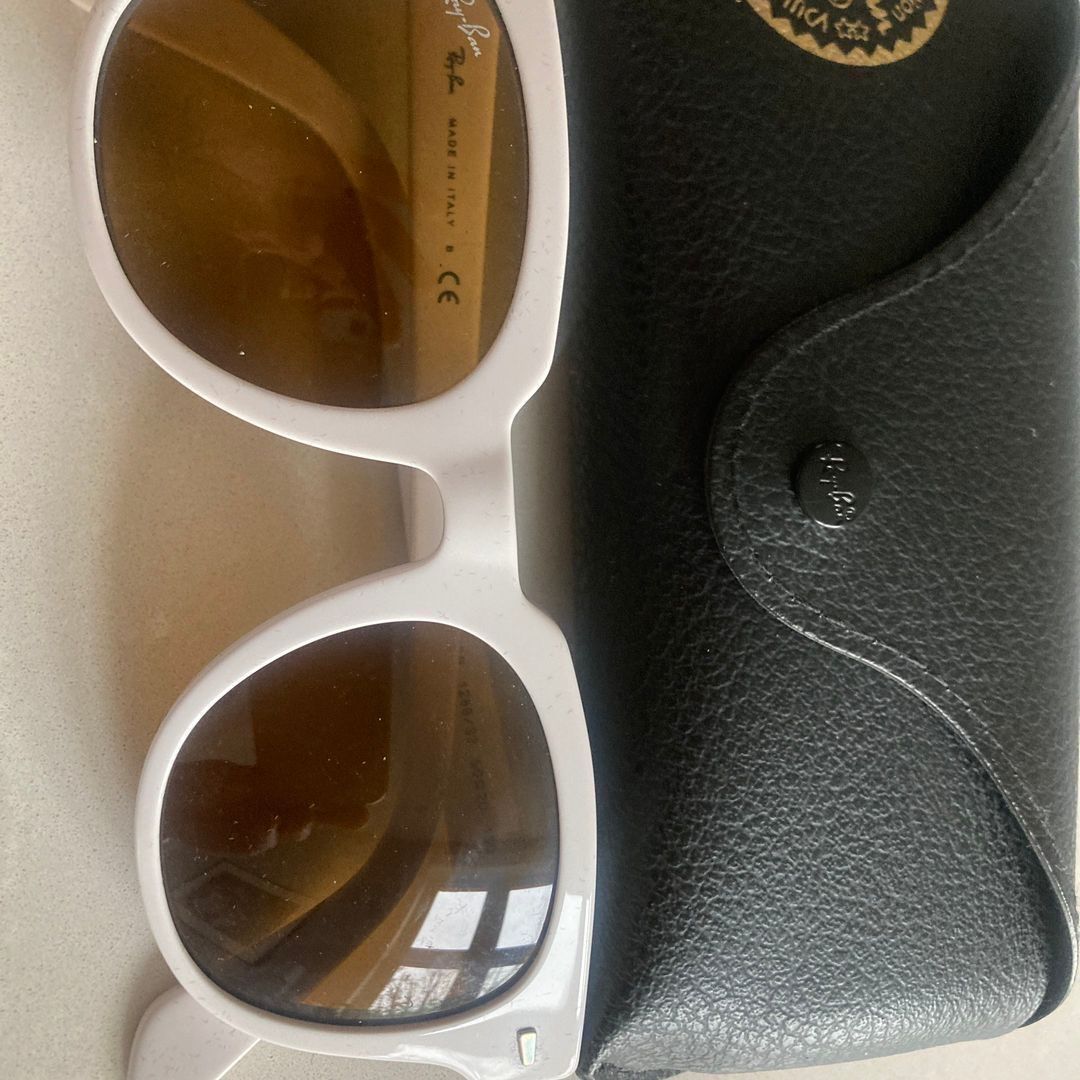 Hvite Ray Ban Meteor