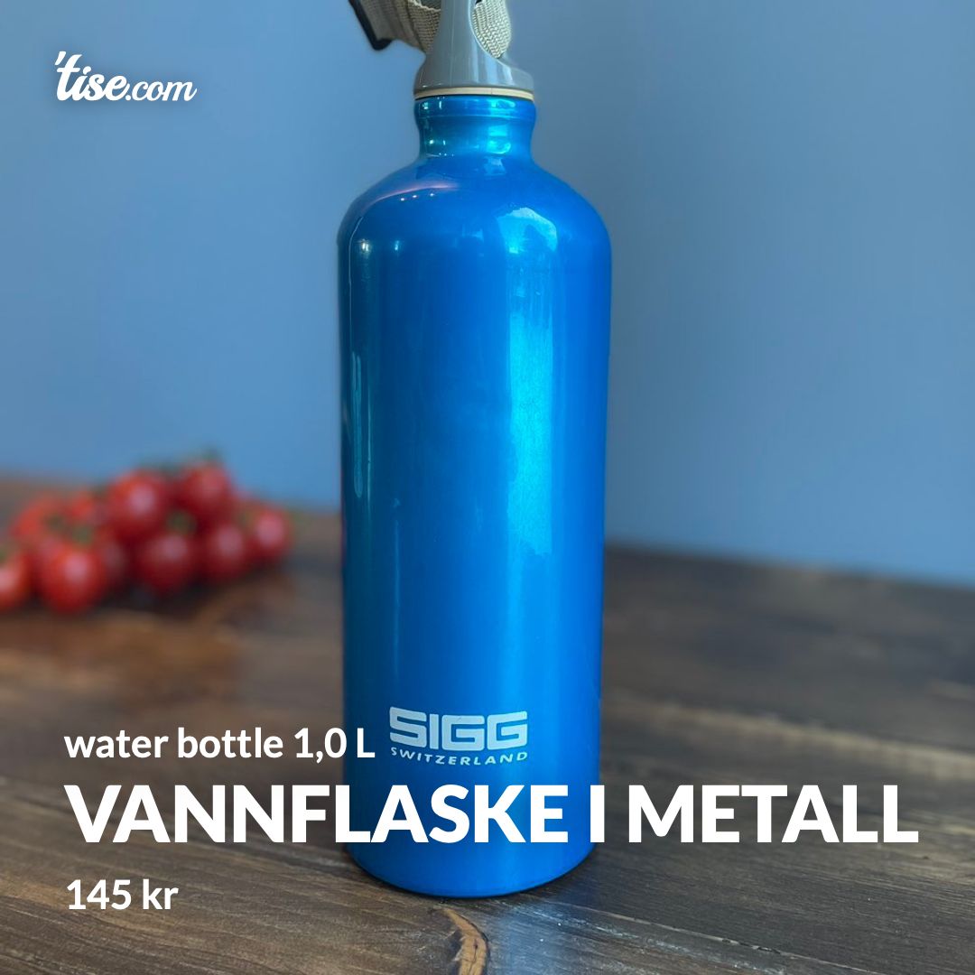 vannflaske i metall