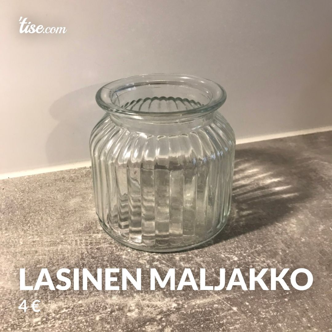 Lasinen maljakko