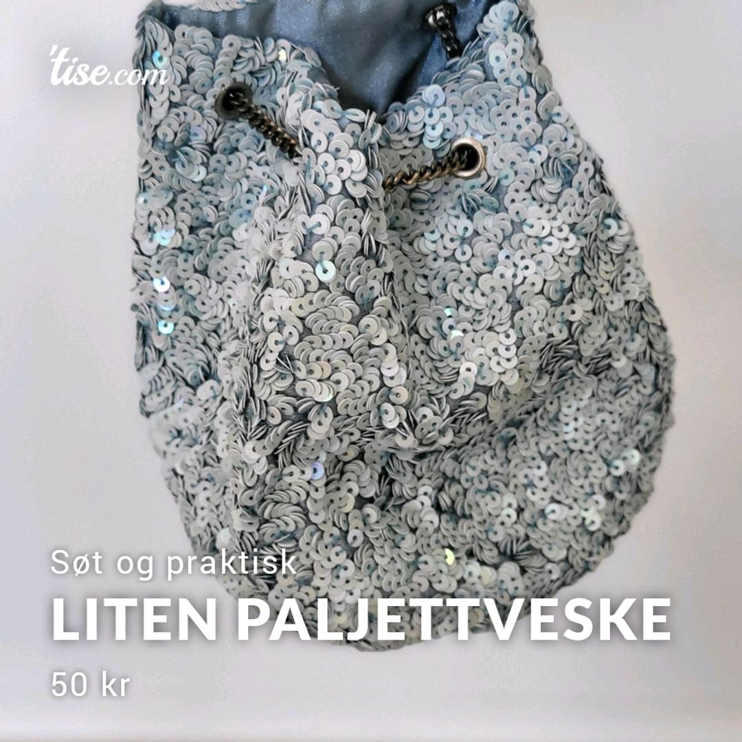 Liten paljettveske