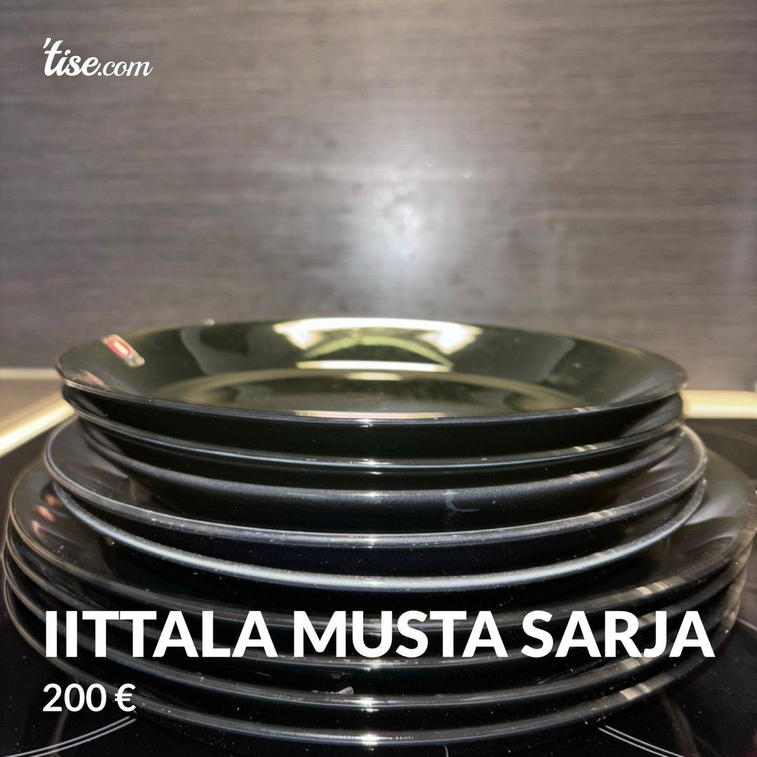 Iittala musta sarja