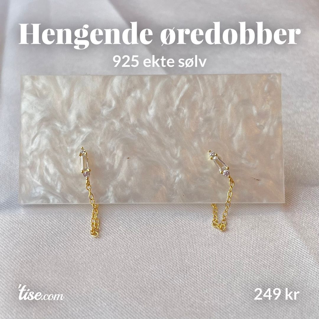 Hengende øredobber