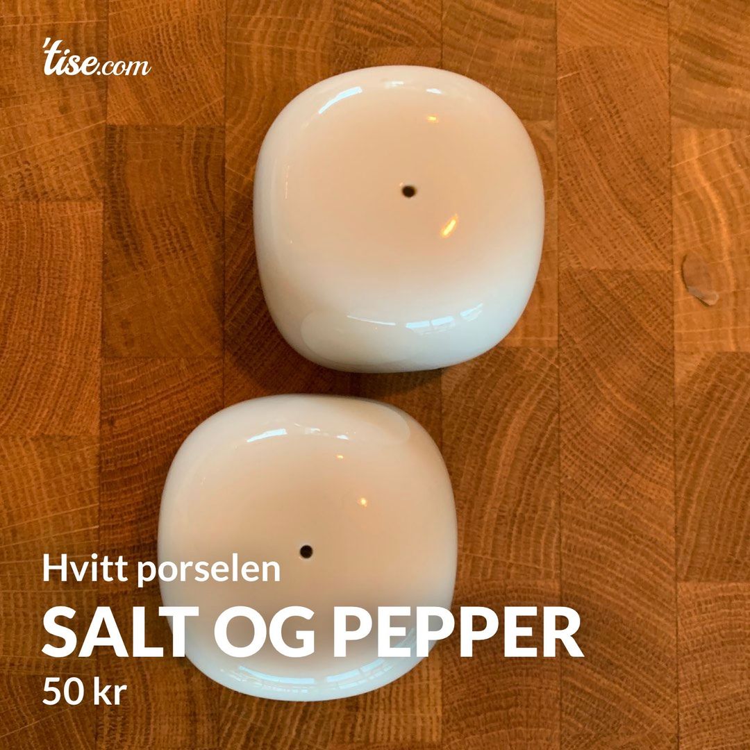 Salt og pepper