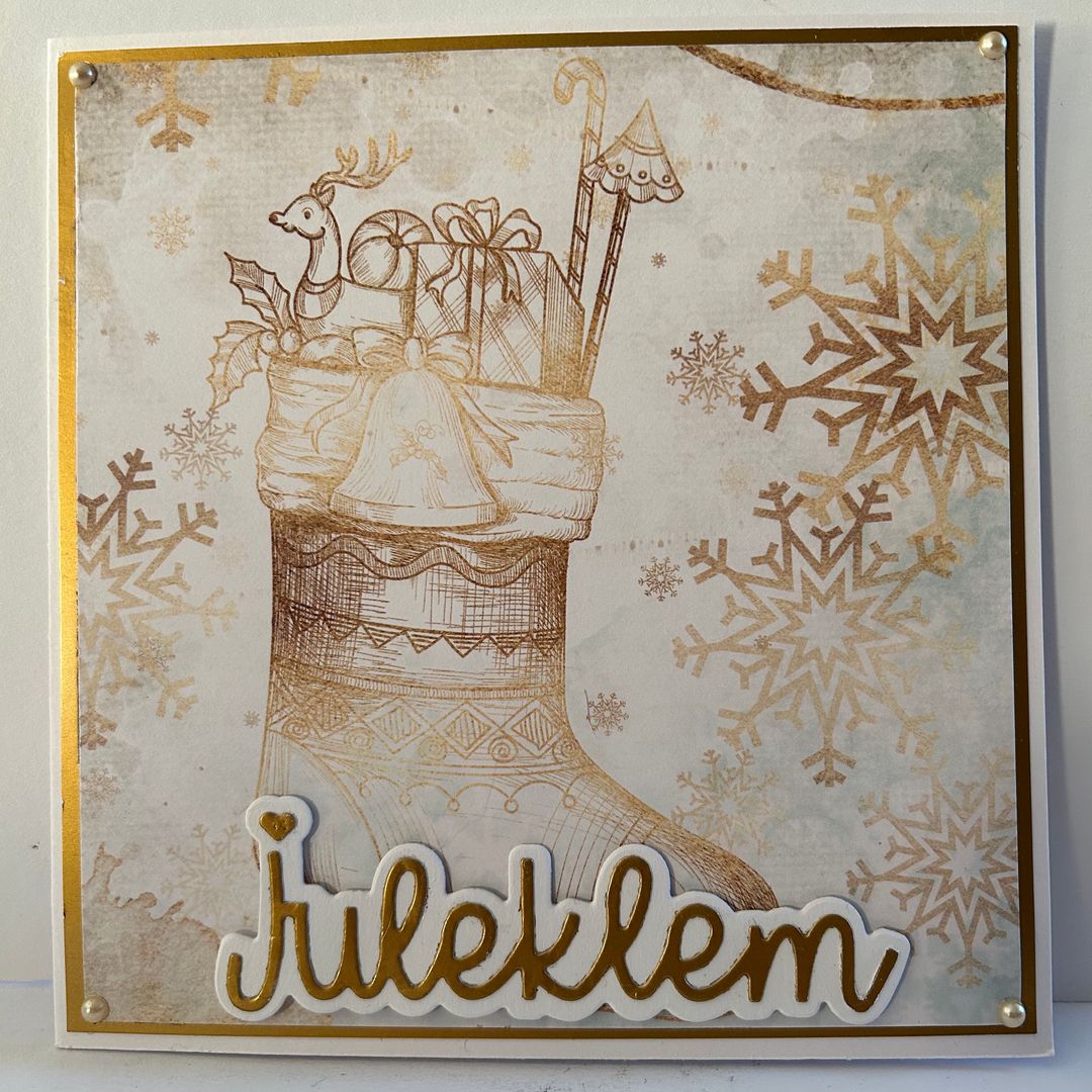 Julekort 15x15 cm