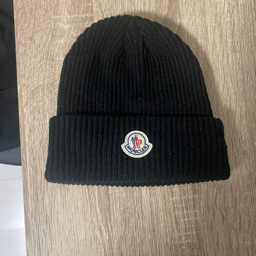 Moncler Black Beanie