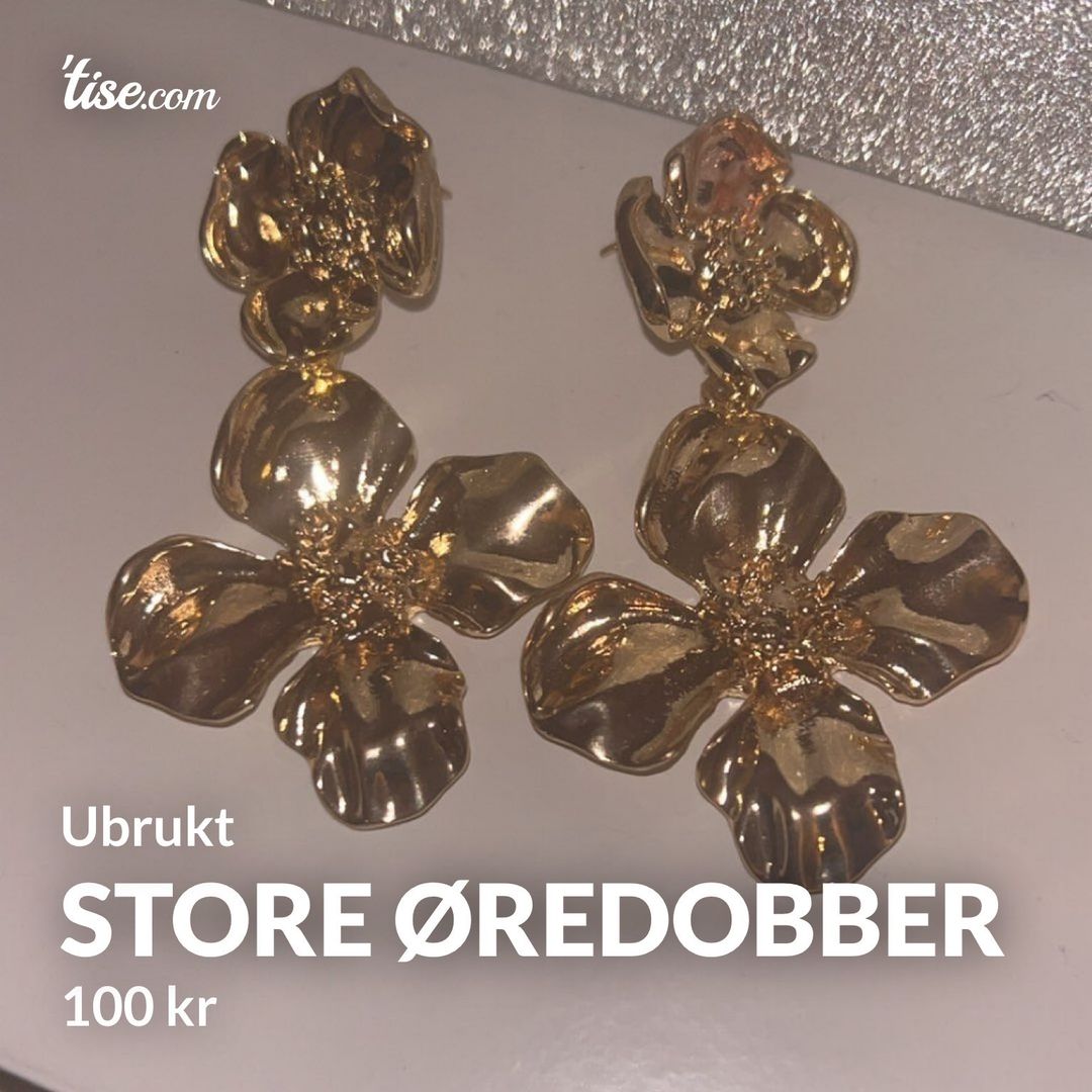 Store øredobber