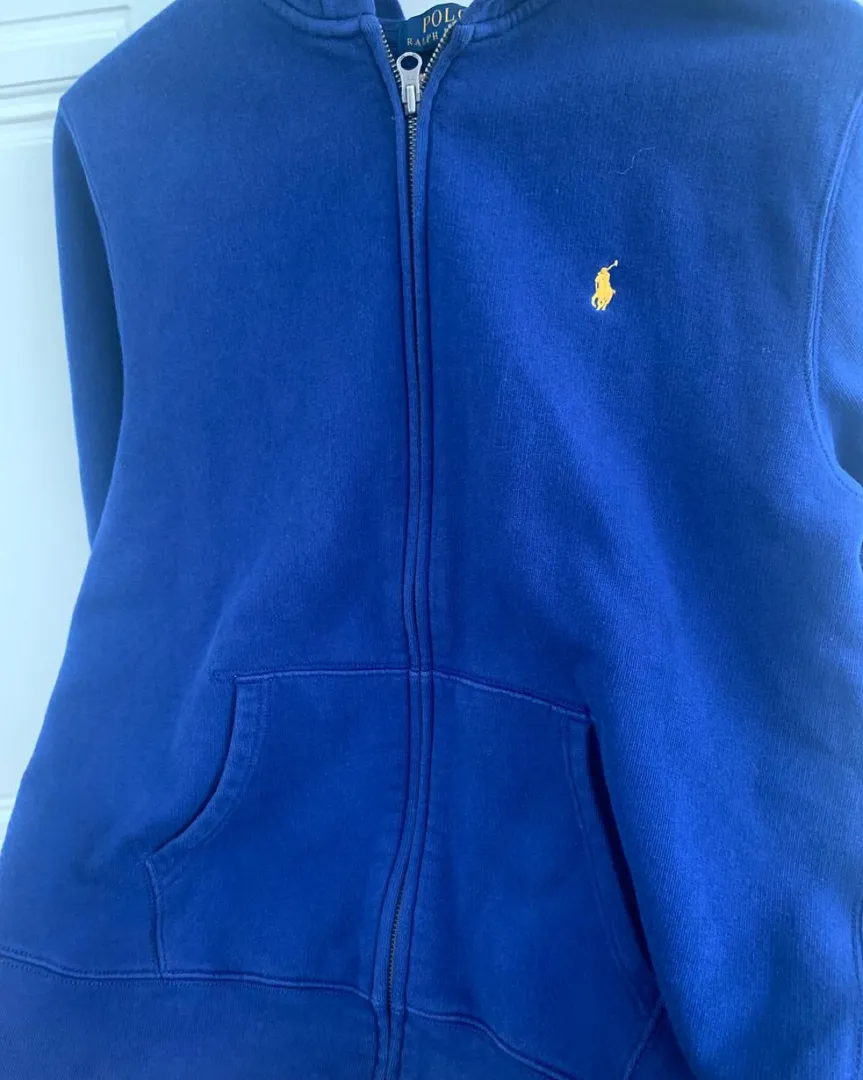 Polo zip genser