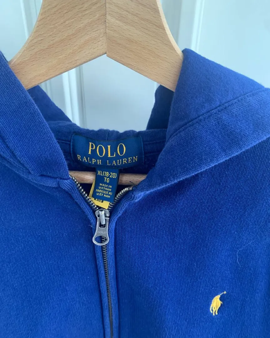 Polo zip genser