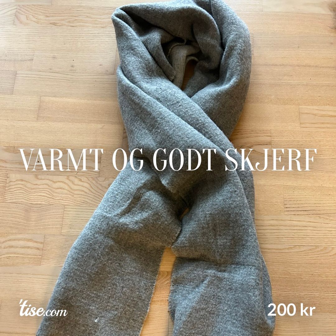 Varmt og godt skjerf