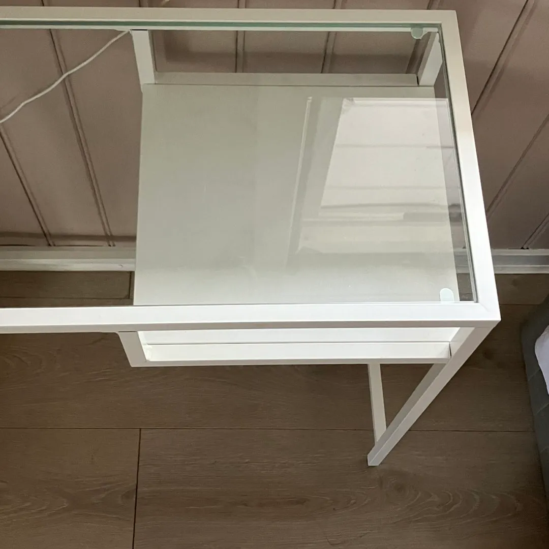 Glass desk