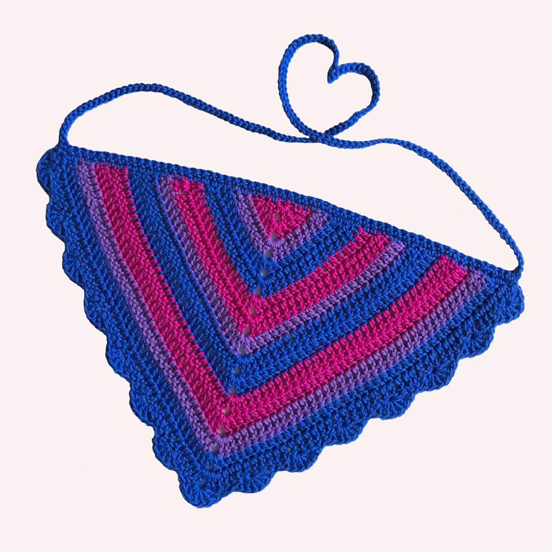 Bi pride bandana