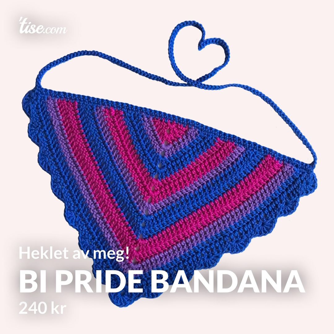 Bi pride bandana