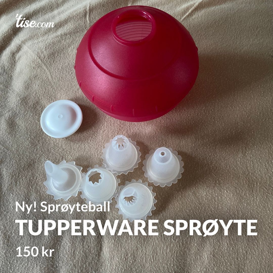 Tupperware sprøyte