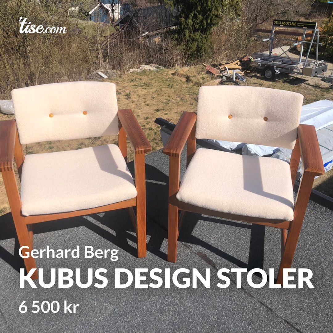 Kubus design stoler