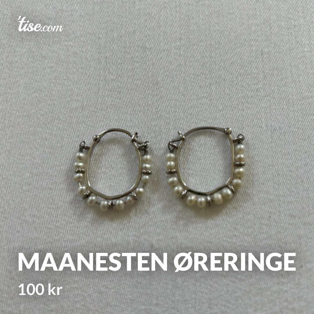 Maanesten øreringe