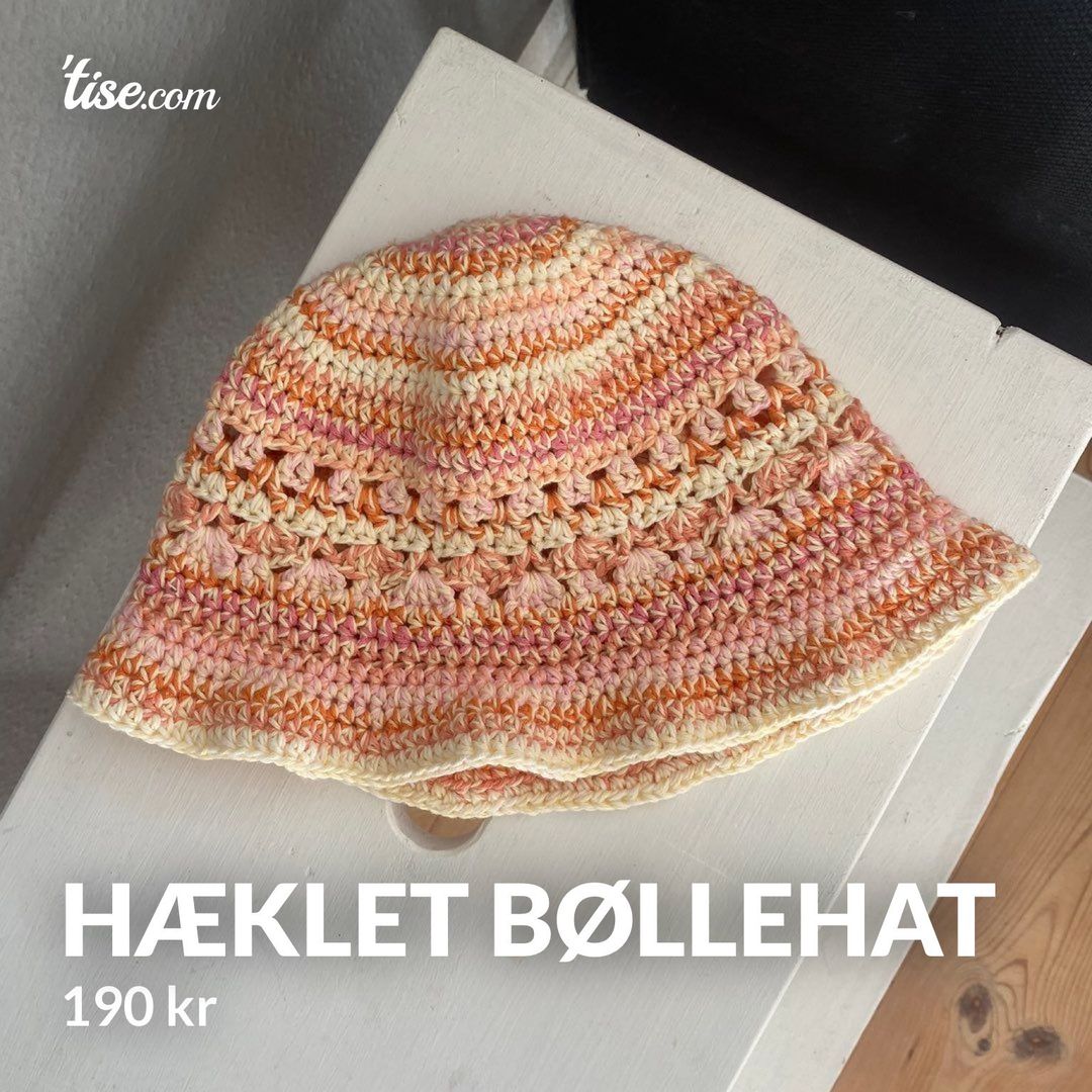 Hæklet bøllehat