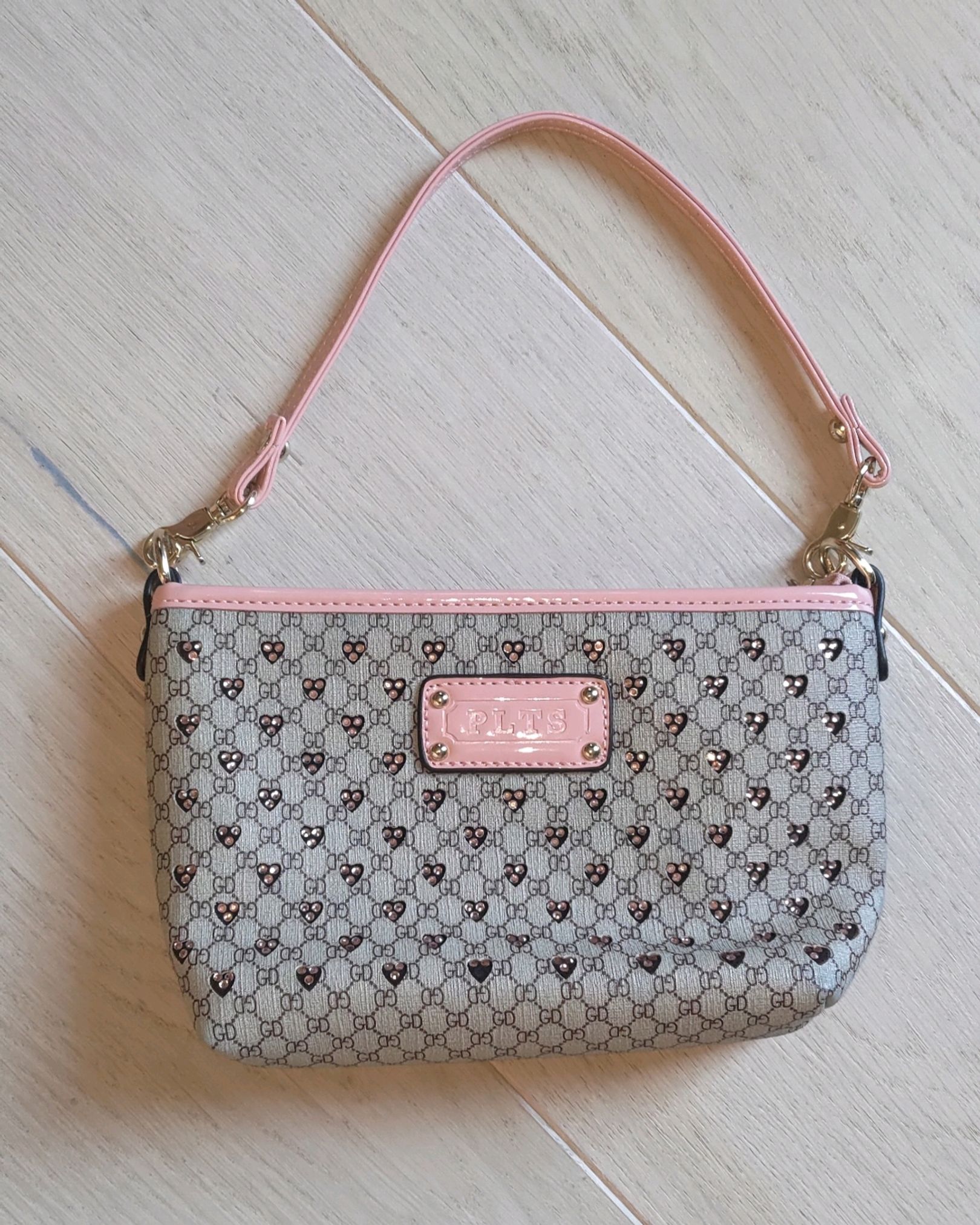 Bag with rhinestones