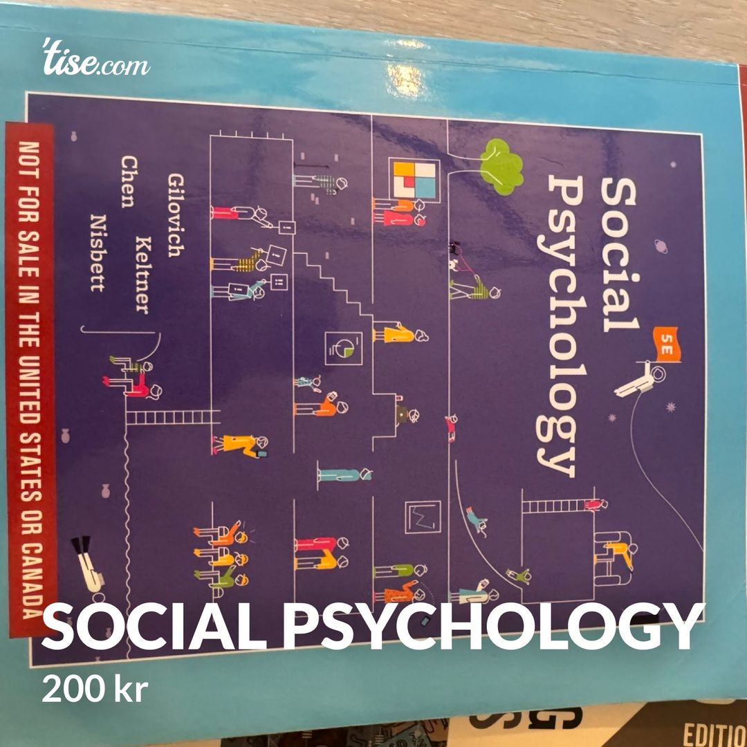 Social psychology