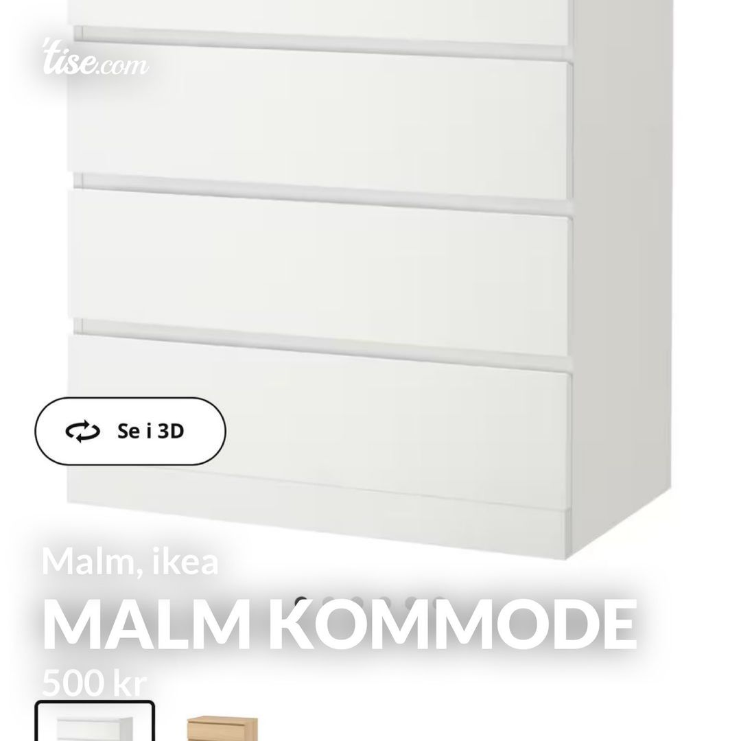 Malm kommode