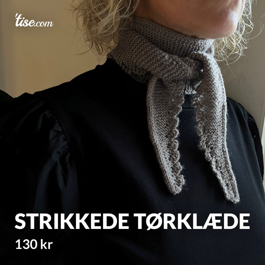 Strikkede tørklæde