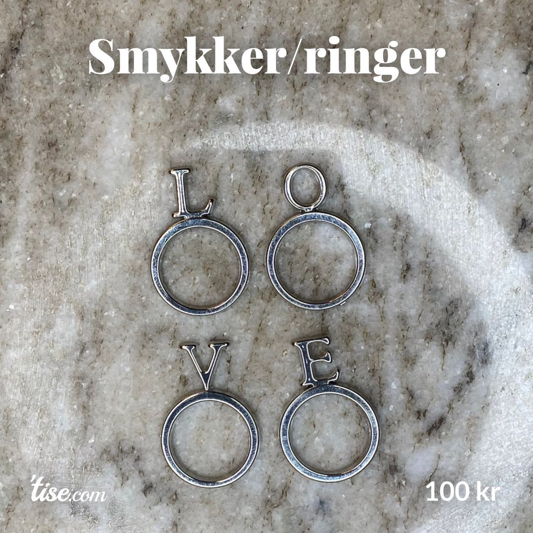 Smykker/ringer