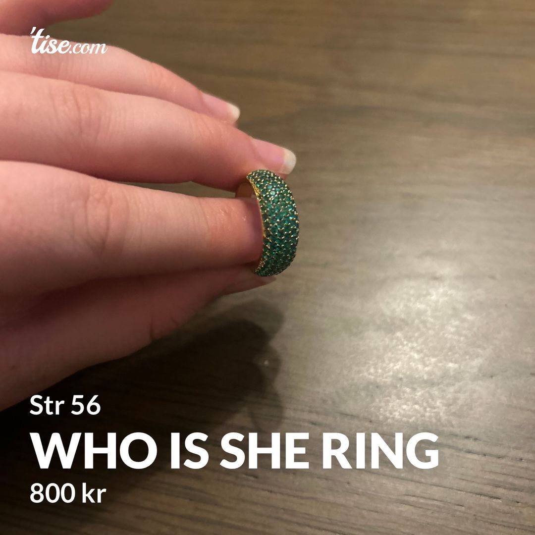 Who is she ring