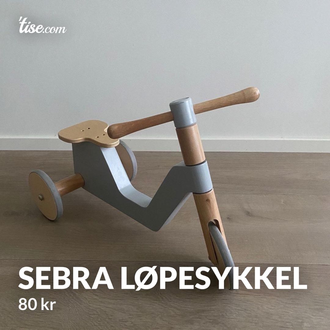 Sebra løpesykkel