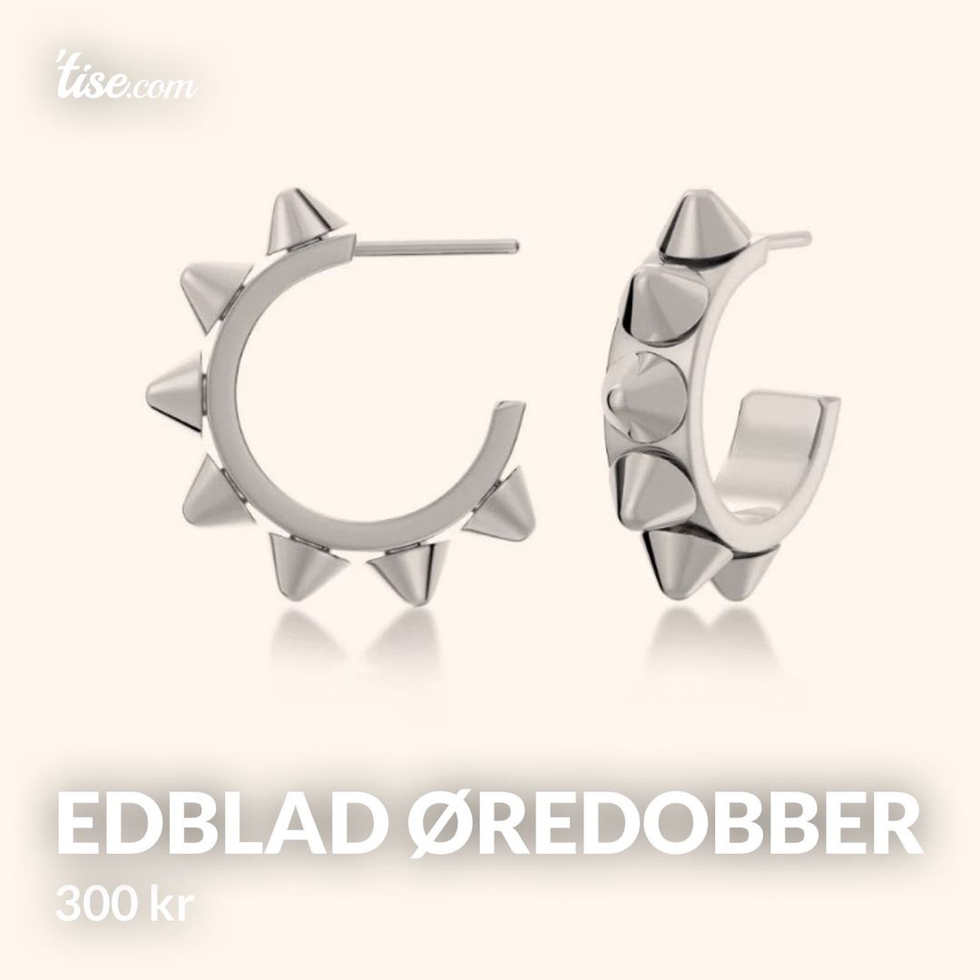 Edblad øredobber