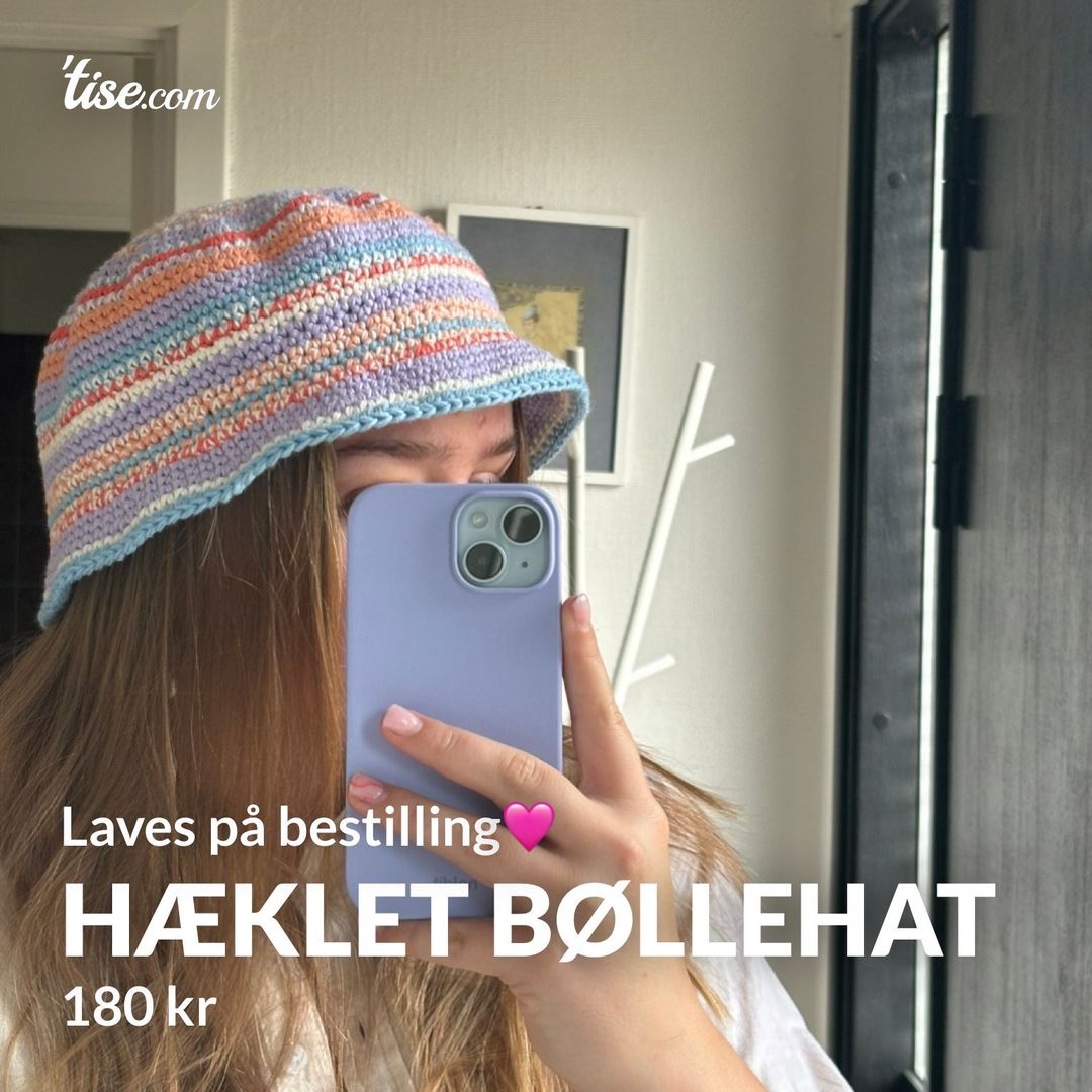 Hæklet bøllehat