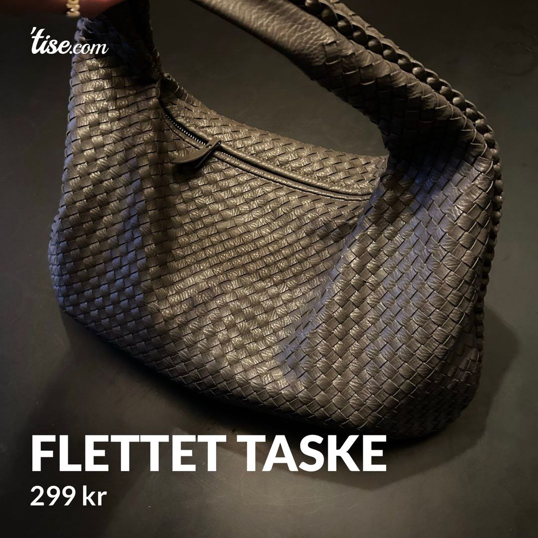 Flettet taske