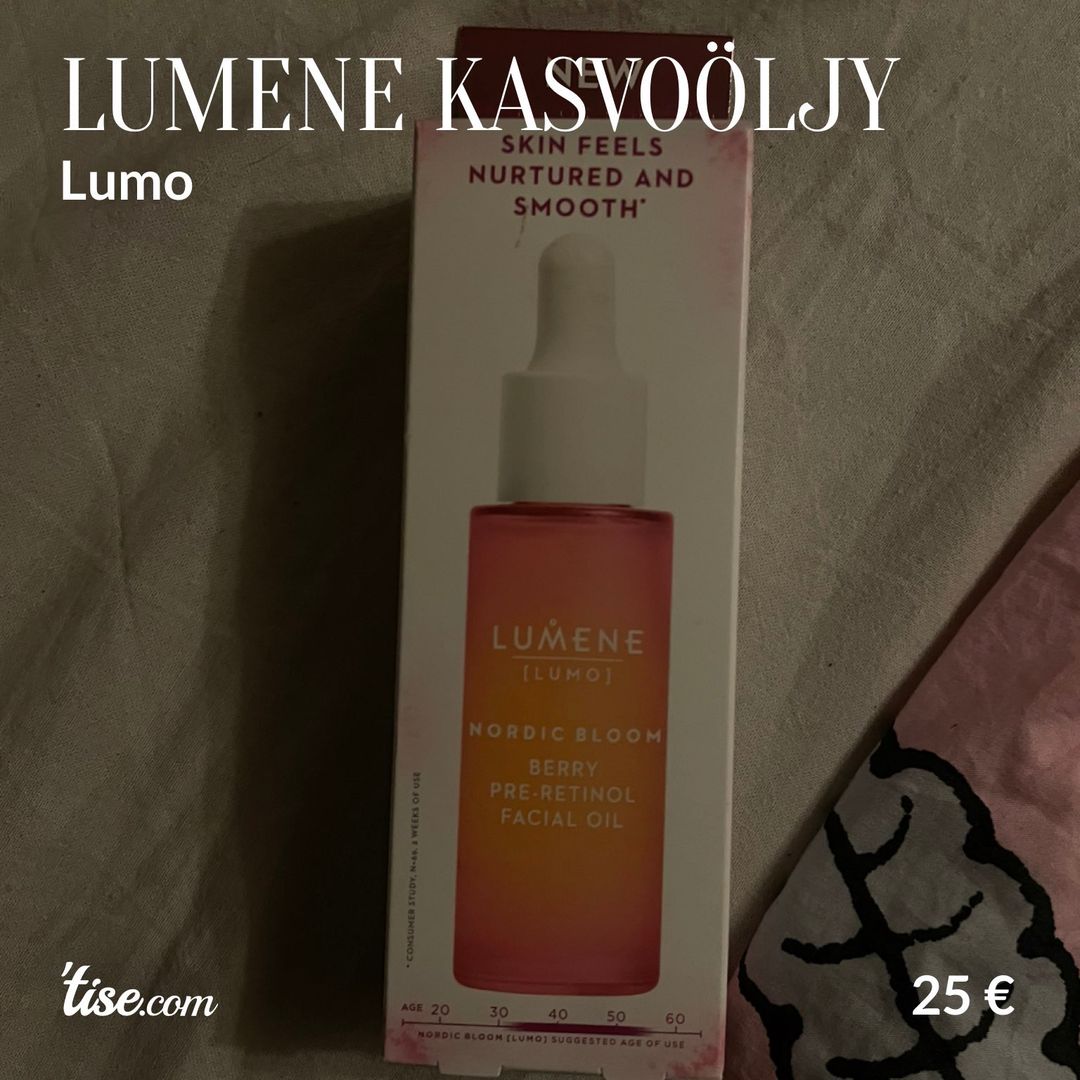 Lumene kasvoöljy