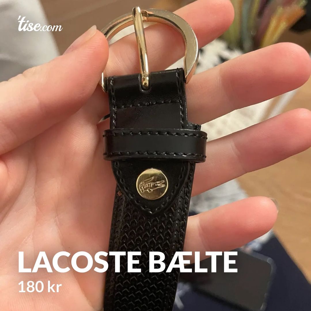 Lacoste bælte