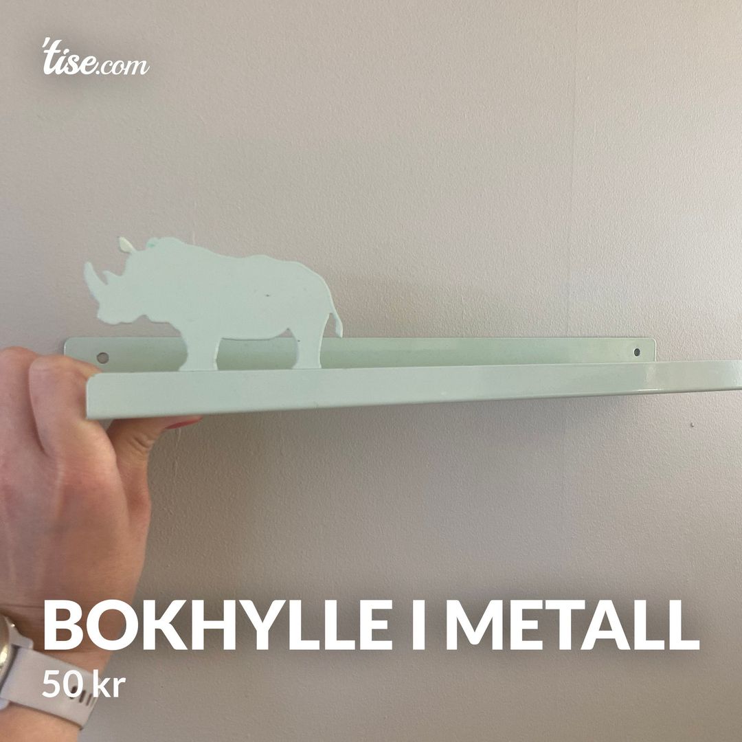 Bokhylle i metall