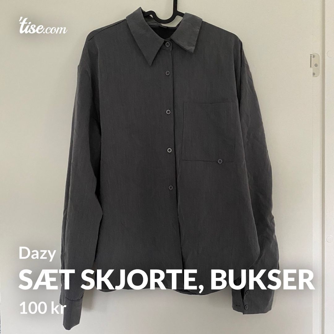 Sæt skjorte bukser