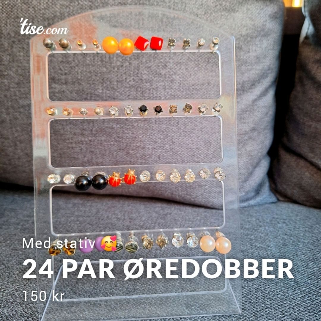 24 Par Øredobber