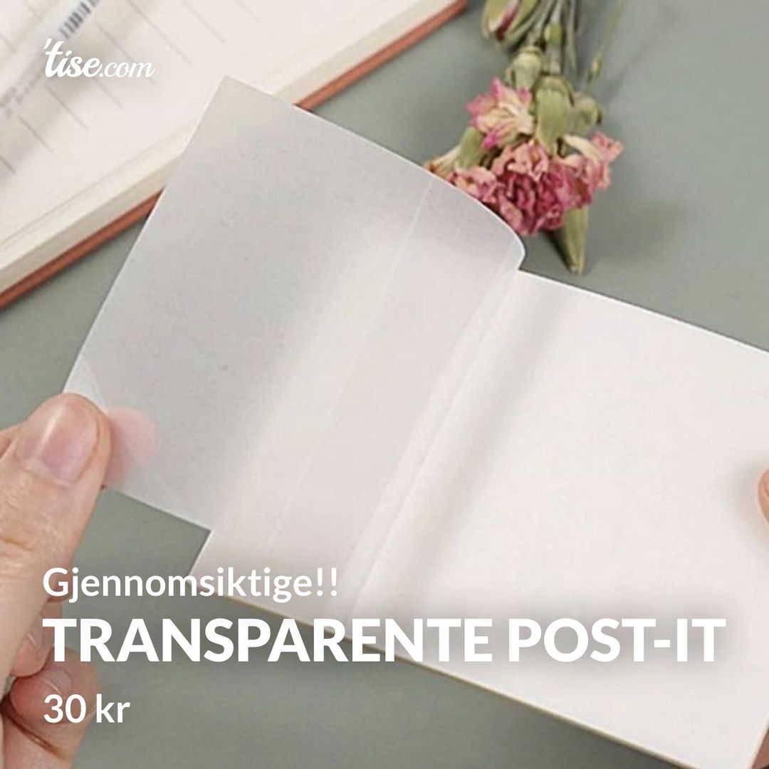 Transparente post-it