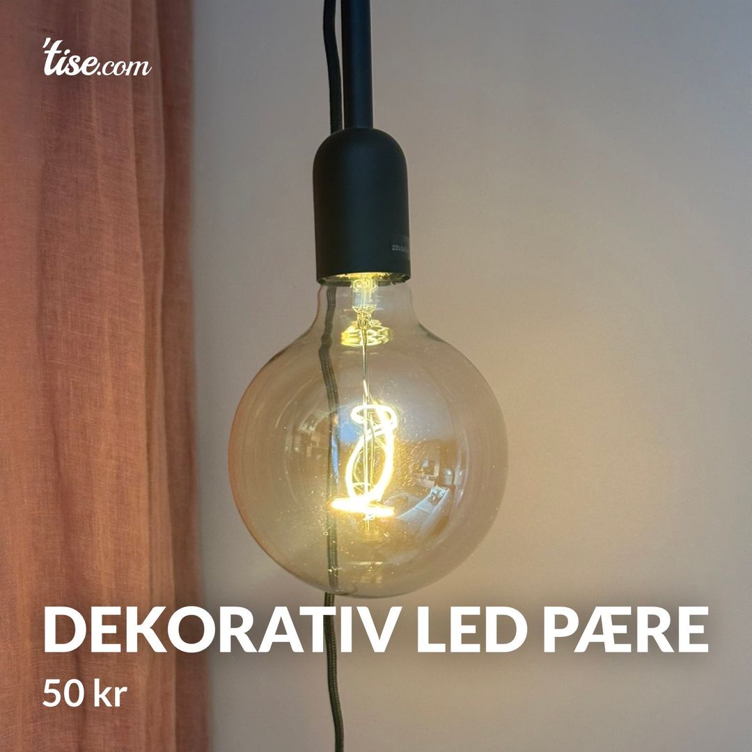 Dekorativ LED pære